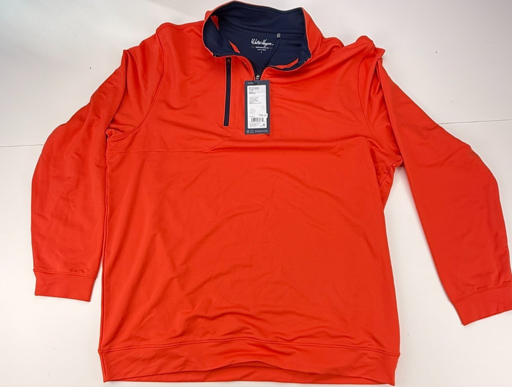 Walter Hagen Men's Performance 11 All Season 1/4 Zip Golf Pullover Large NWT